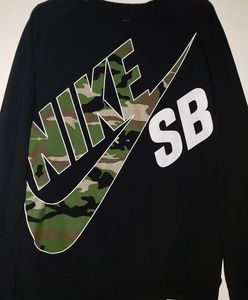 Nike SB Camo Big Logo Sweatshirt